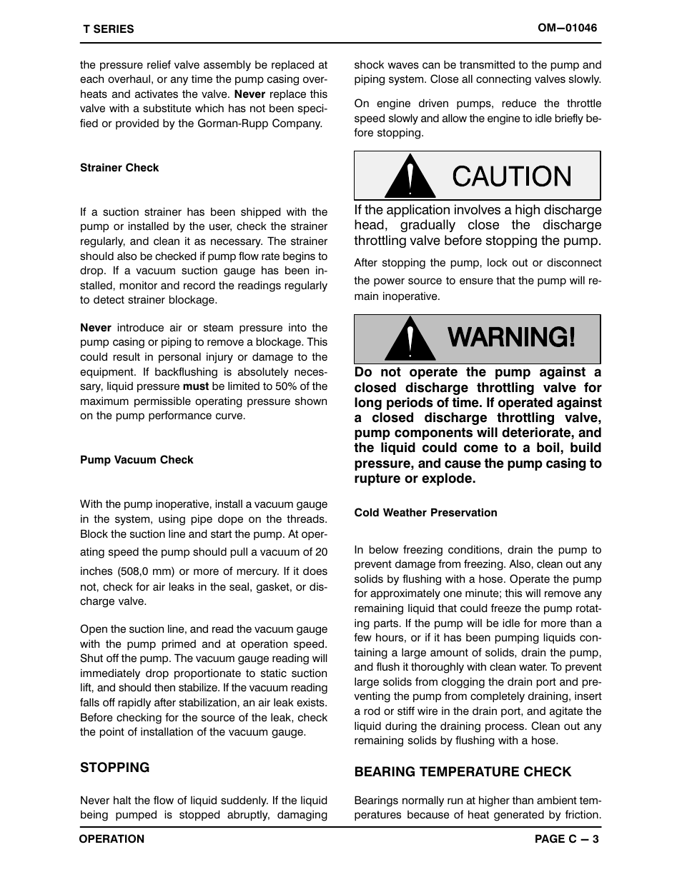 Gorman-Rupp Pumps T6A3-B /F,/FM User Manual | Page 18 / 39