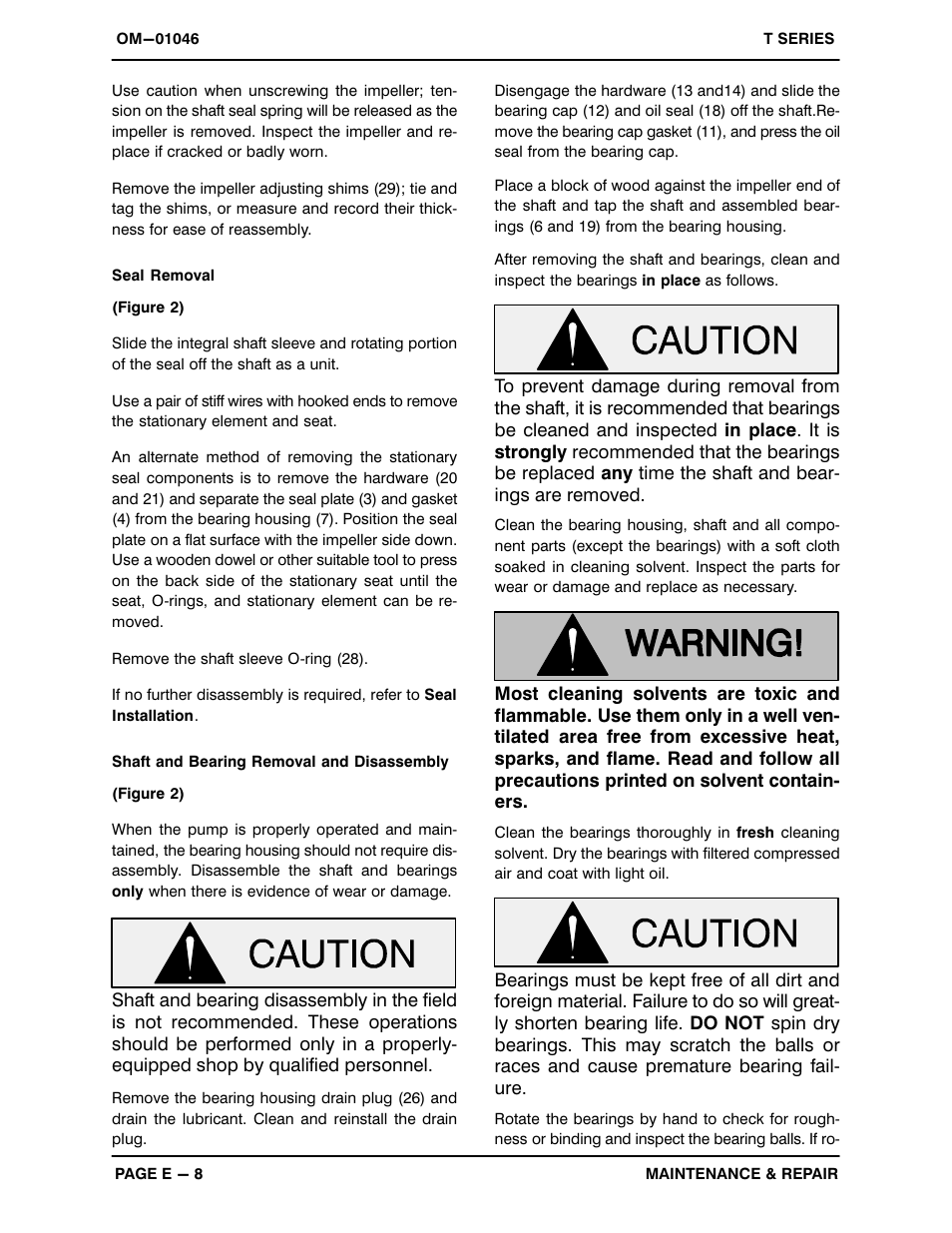 Gorman-Rupp Pumps T6A3-B /F,/FM User Manual | Page 31 / 39