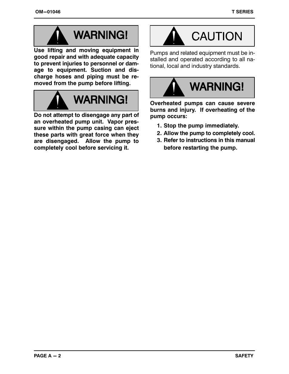 Gorman-Rupp Pumps T6A3-B /F,/FM User Manual | Page 7 / 39