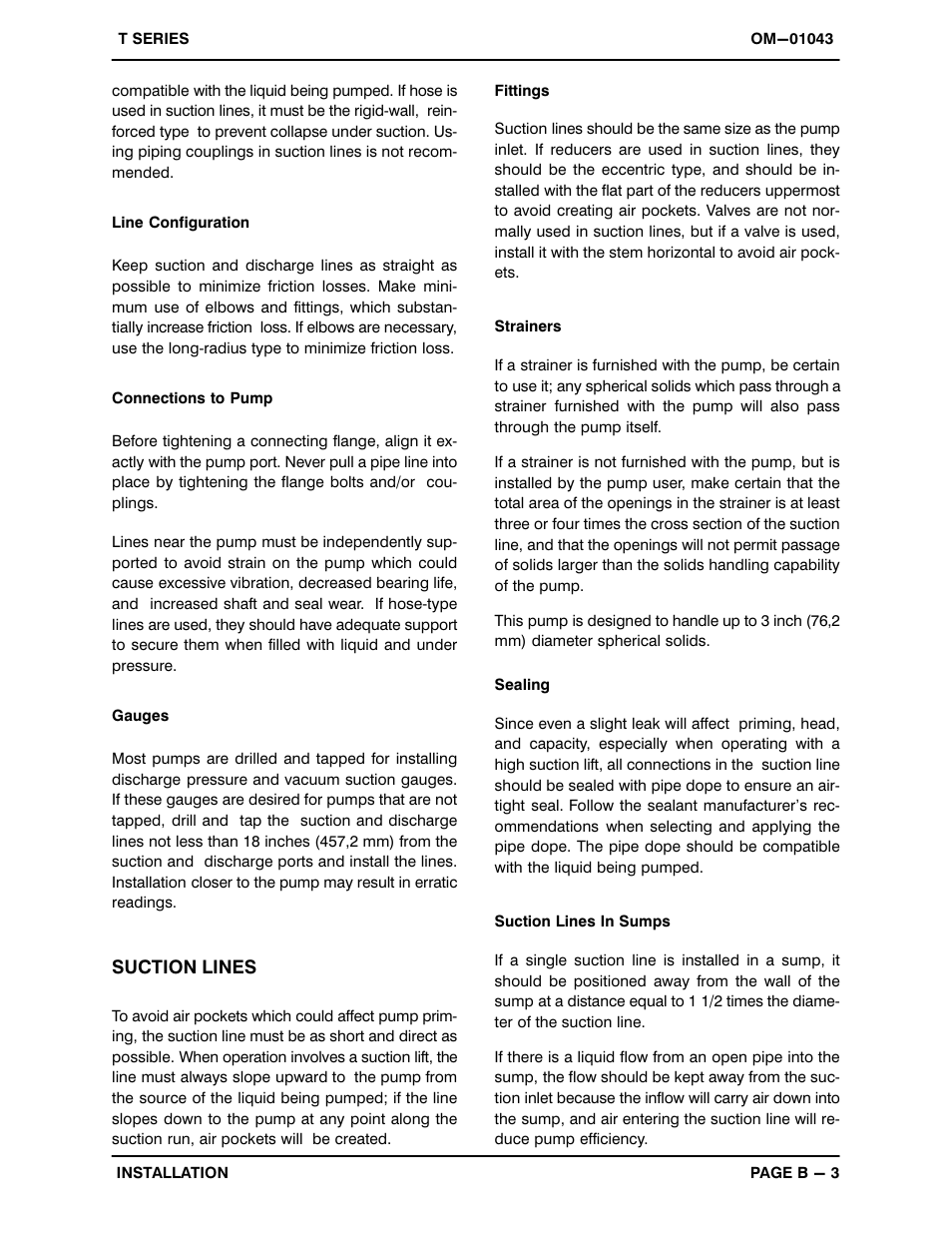 Gorman-Rupp Pumps T4A3-B /F,/FM User Manual | Page 10 / 39