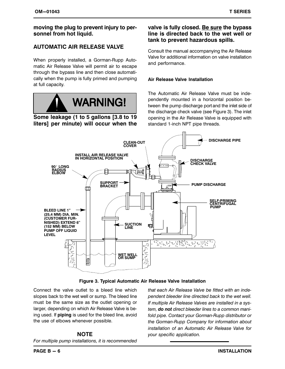 Gorman-Rupp Pumps T4A3-B /F,/FM User Manual | Page 13 / 39