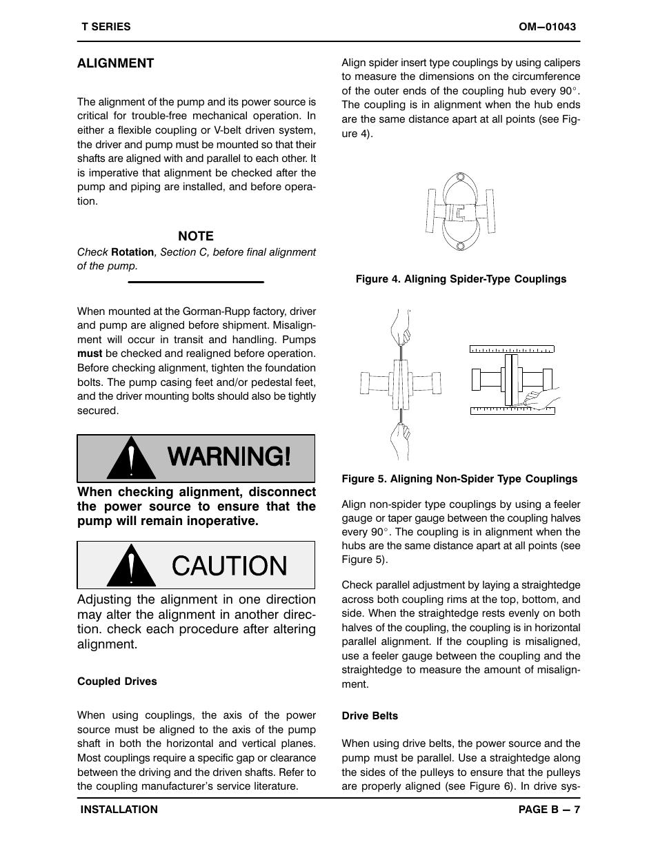 Gorman-Rupp Pumps T4A3-B /F,/FM User Manual | Page 14 / 39