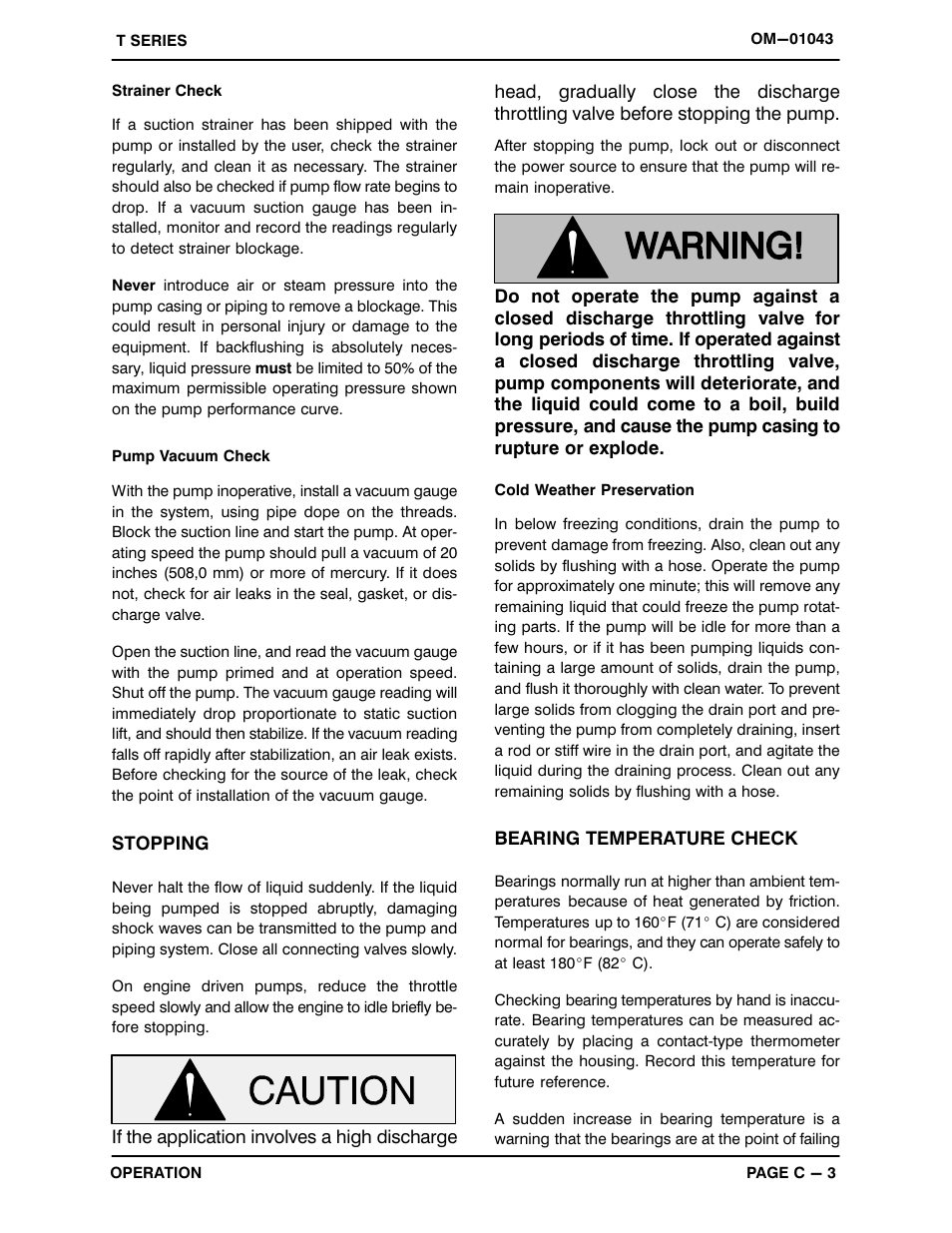 Gorman-Rupp Pumps T4A3-B /F,/FM User Manual | Page 18 / 39