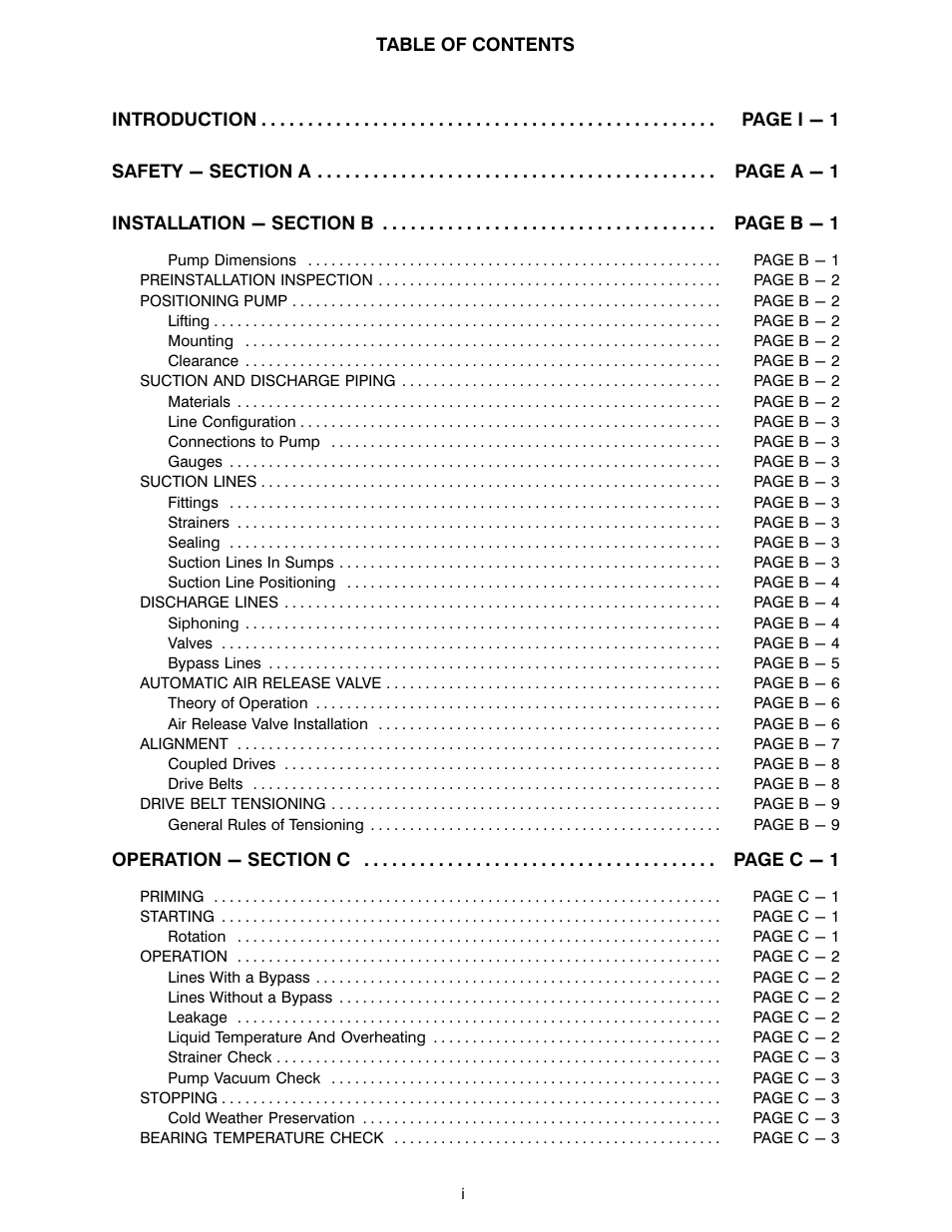 Gorman-Rupp Pumps T4A3-B /F,/FM User Manual | Page 3 / 39