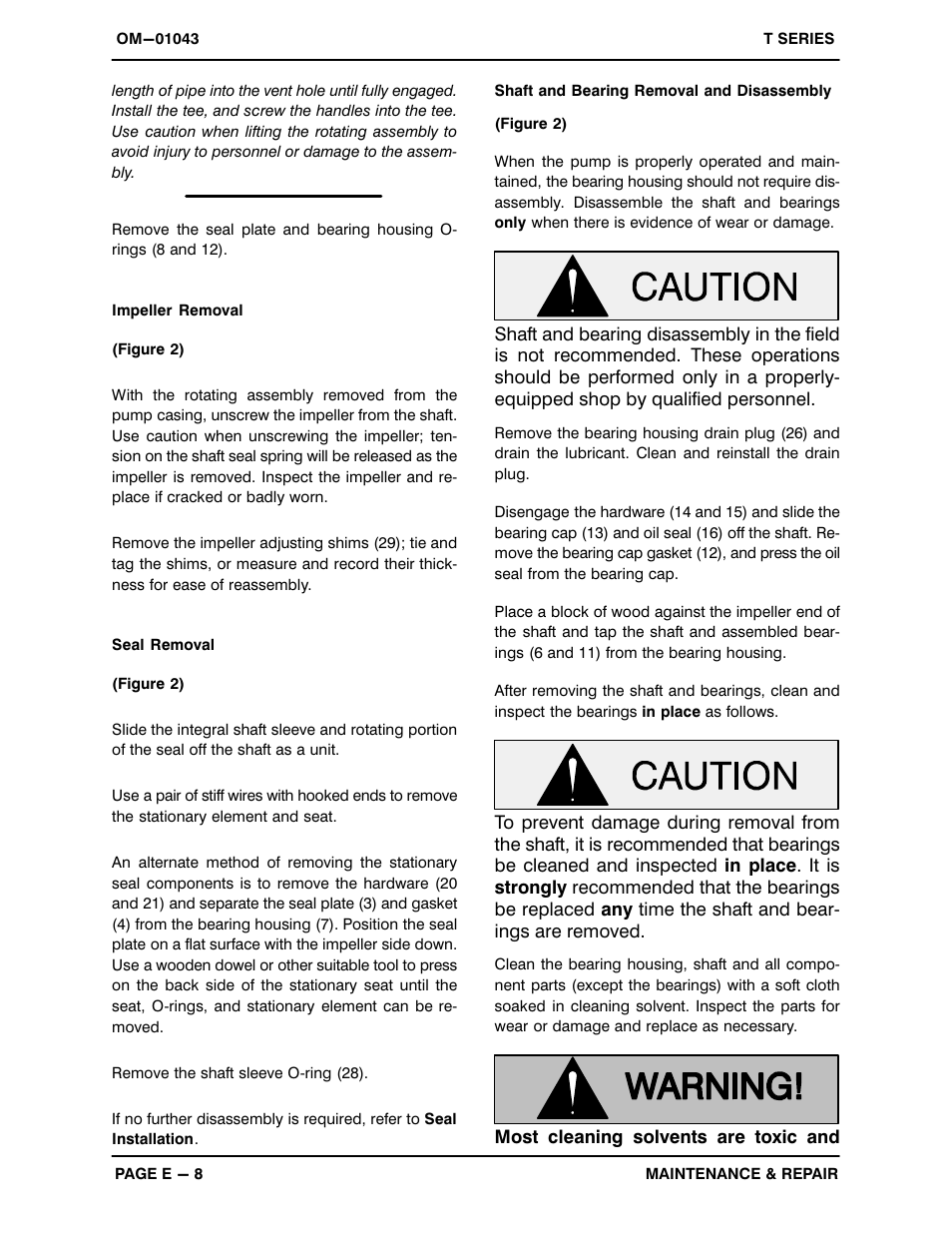 Gorman-Rupp Pumps T4A3-B /F,/FM User Manual | Page 31 / 39