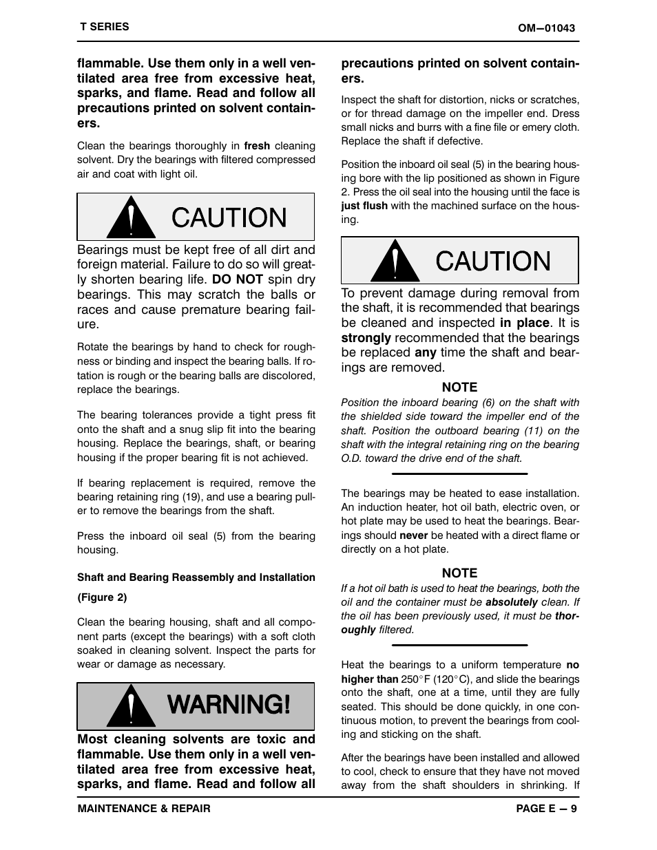 Gorman-Rupp Pumps T4A3-B /F,/FM User Manual | Page 32 / 39