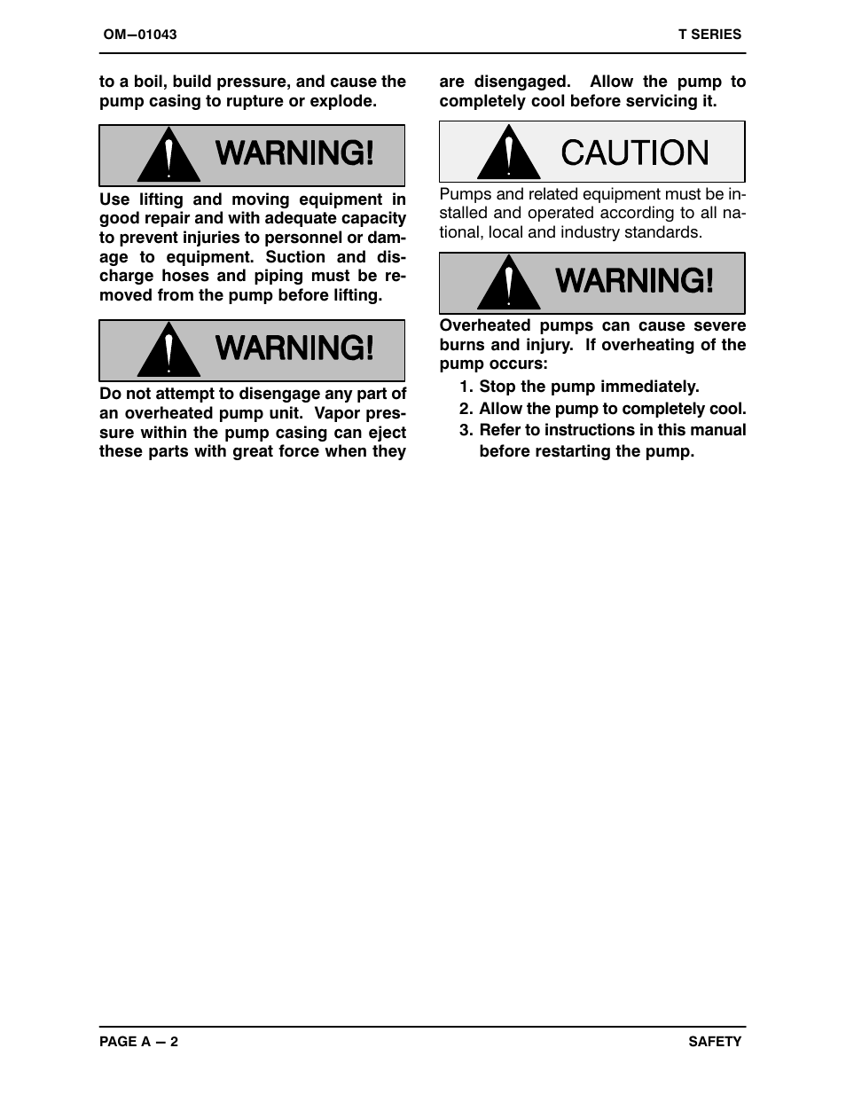 Gorman-Rupp Pumps T4A3-B /F,/FM User Manual | Page 7 / 39