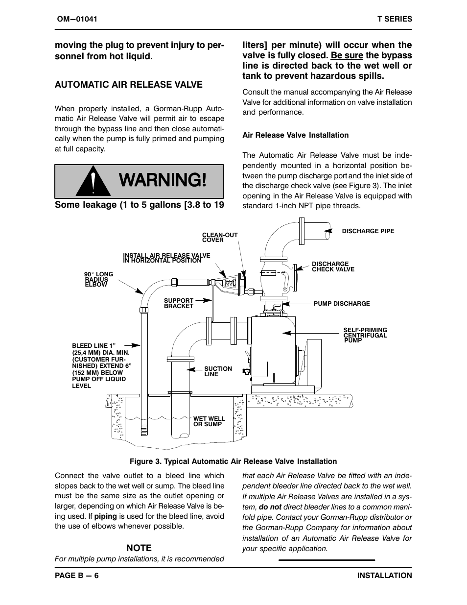 Gorman-Rupp Pumps T3A3-B /F,/FM User Manual | Page 13 / 39
