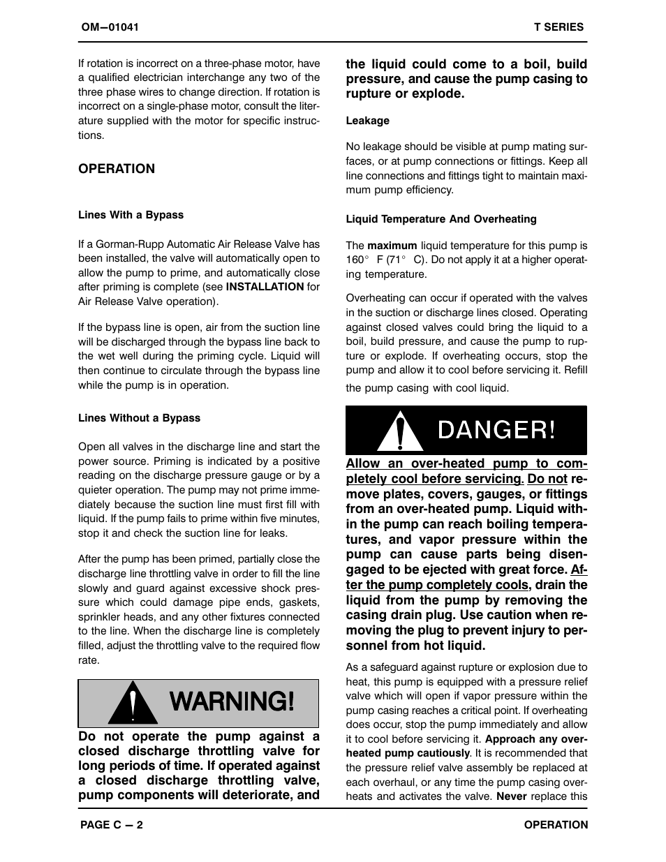 Gorman-Rupp Pumps T3A3-B /F,/FM User Manual | Page 17 / 39