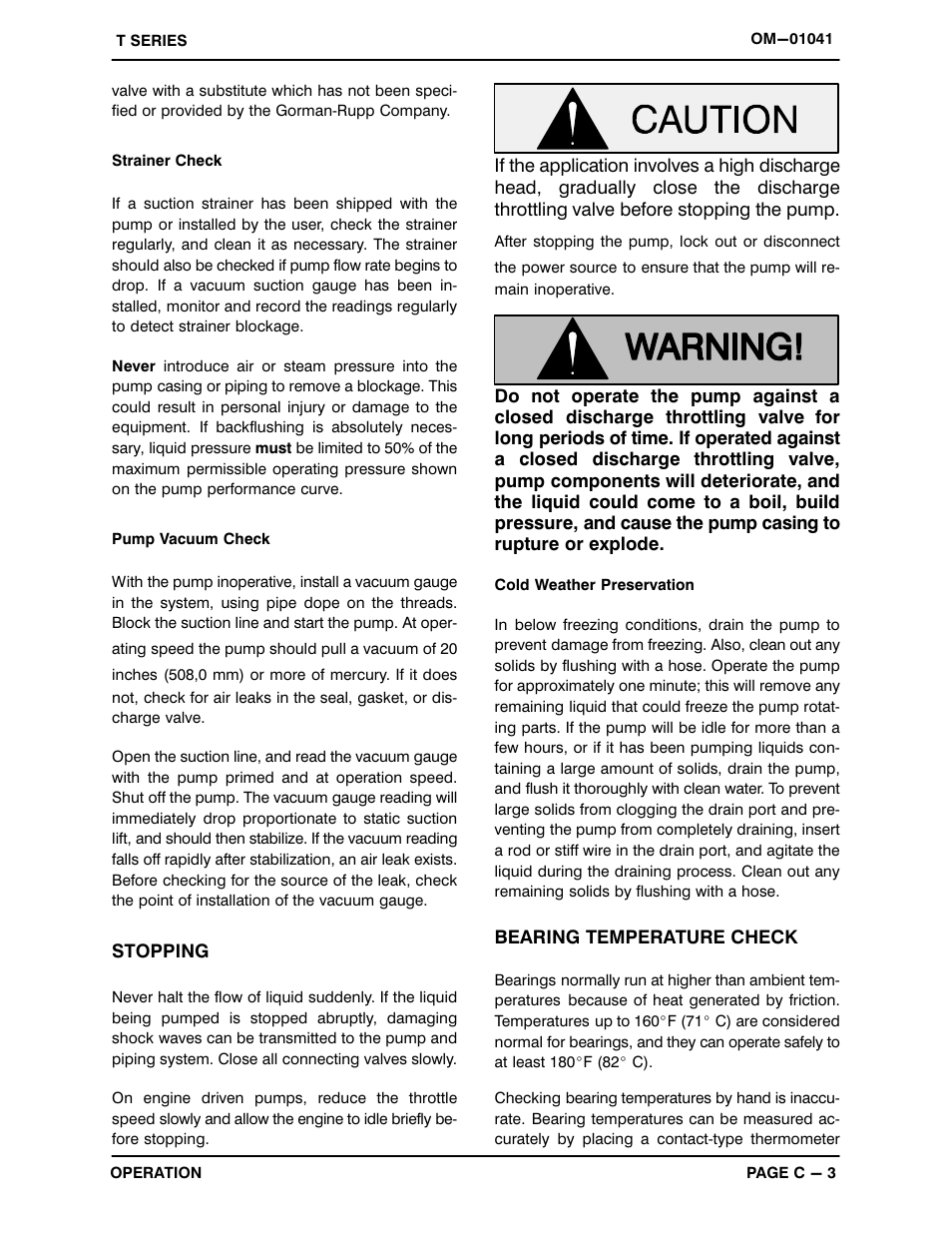 Gorman-Rupp Pumps T3A3-B /F,/FM User Manual | Page 18 / 39