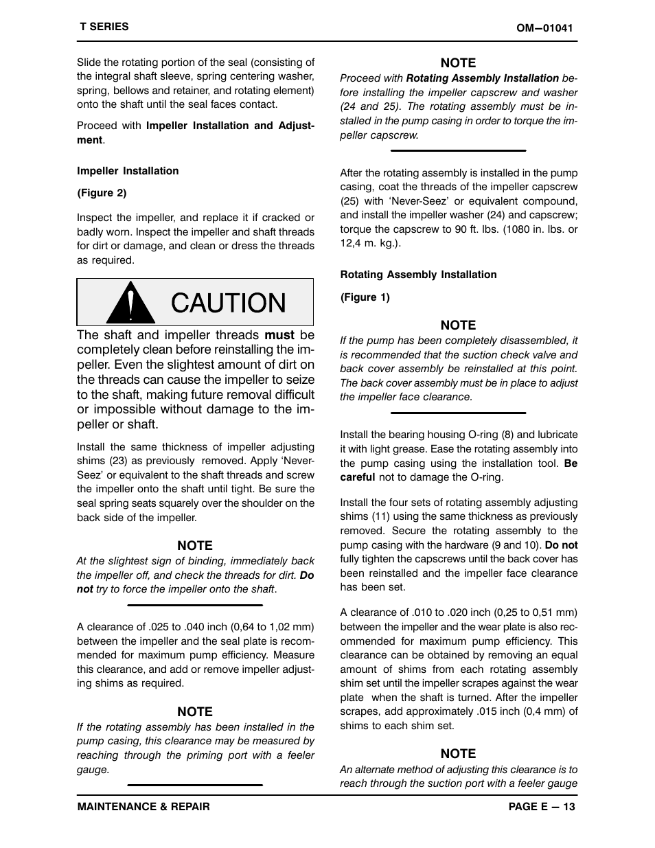 Gorman-Rupp Pumps T3A3-B /F,/FM User Manual | Page 36 / 39