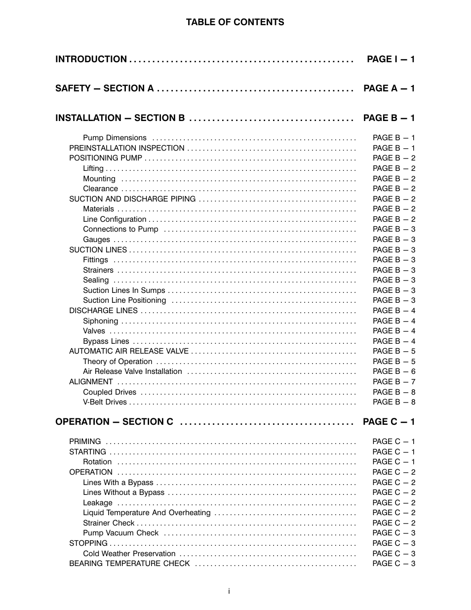 Gorman-Rupp Pumps T2A65-B /F,/FM User Manual | Page 3 / 39