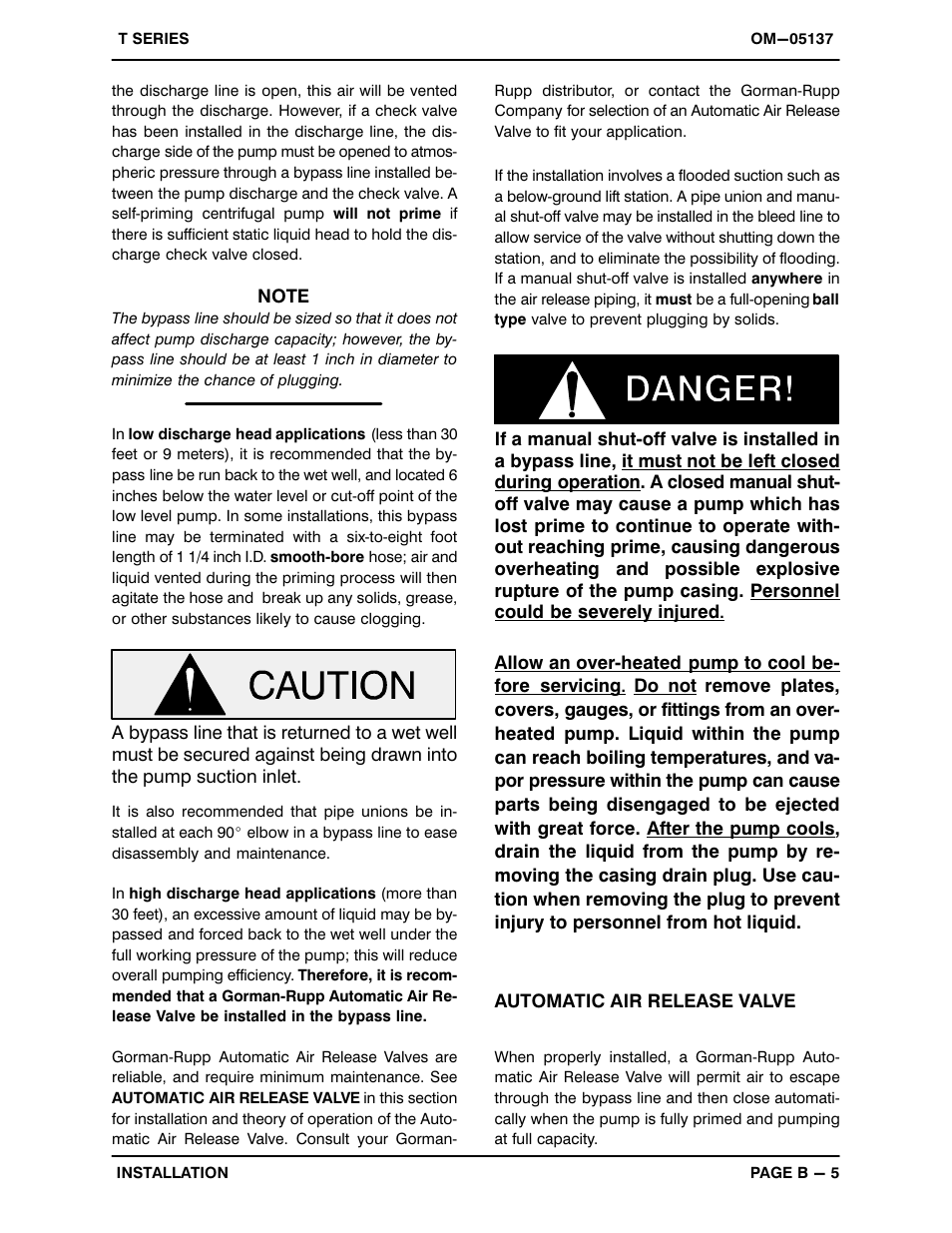 Gorman-Rupp Pumps T2A60-B /F,/FM User Manual | Page 12 / 39