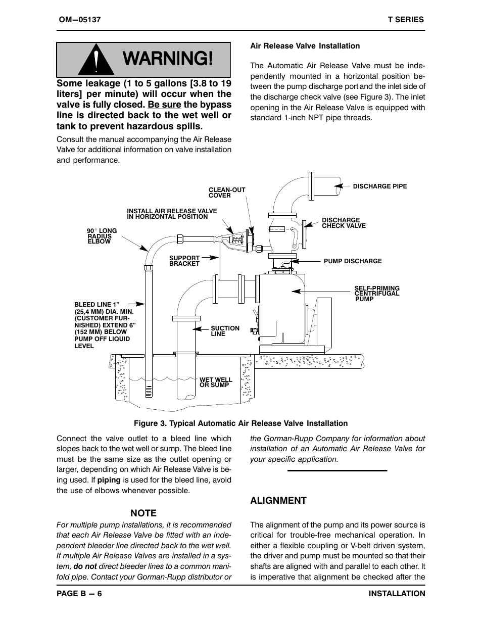 Alignment | Gorman-Rupp Pumps T2A60-B /F,/FM User Manual | Page 13 / 39