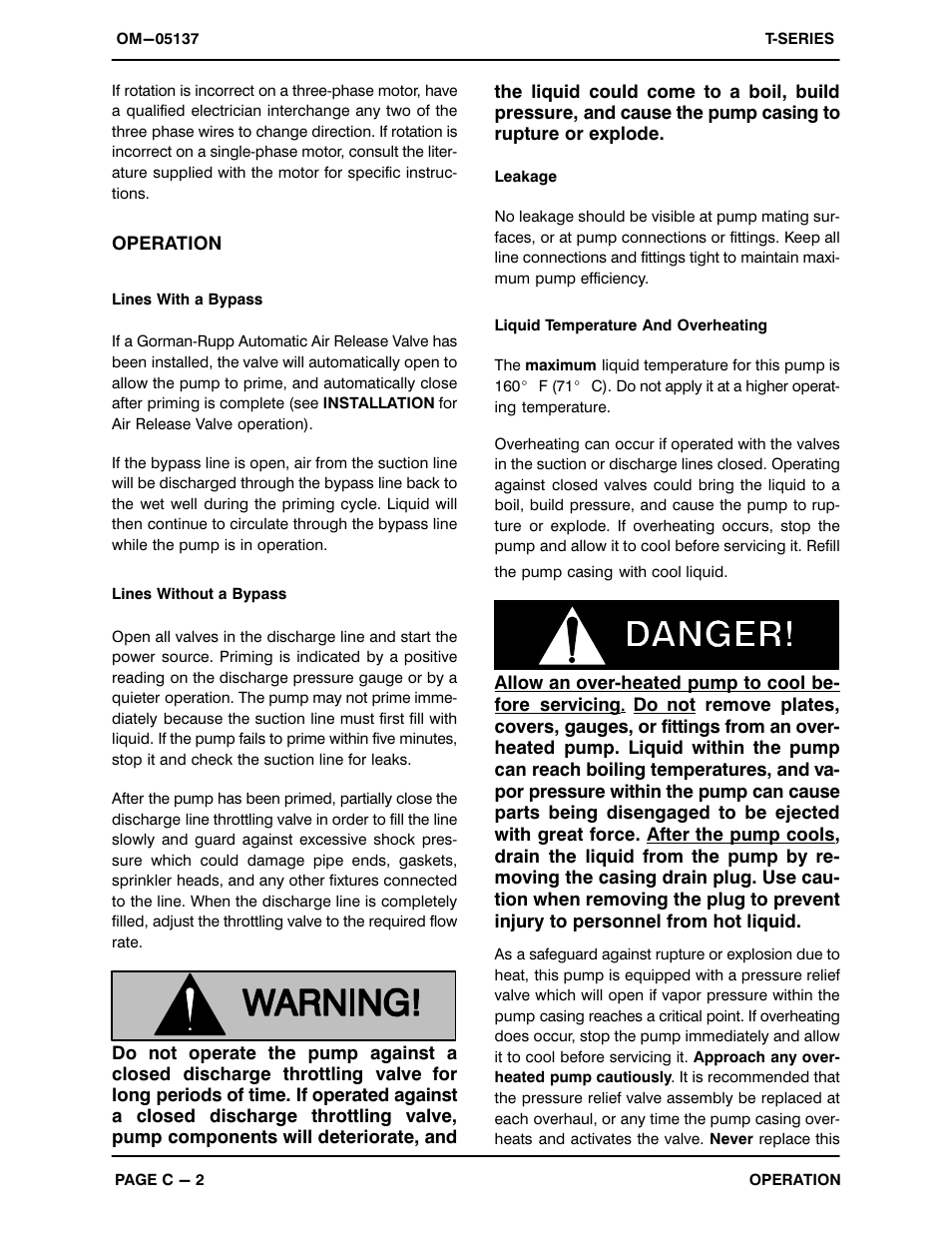 Gorman-Rupp Pumps T2A60-B /F,/FM User Manual | Page 17 / 39