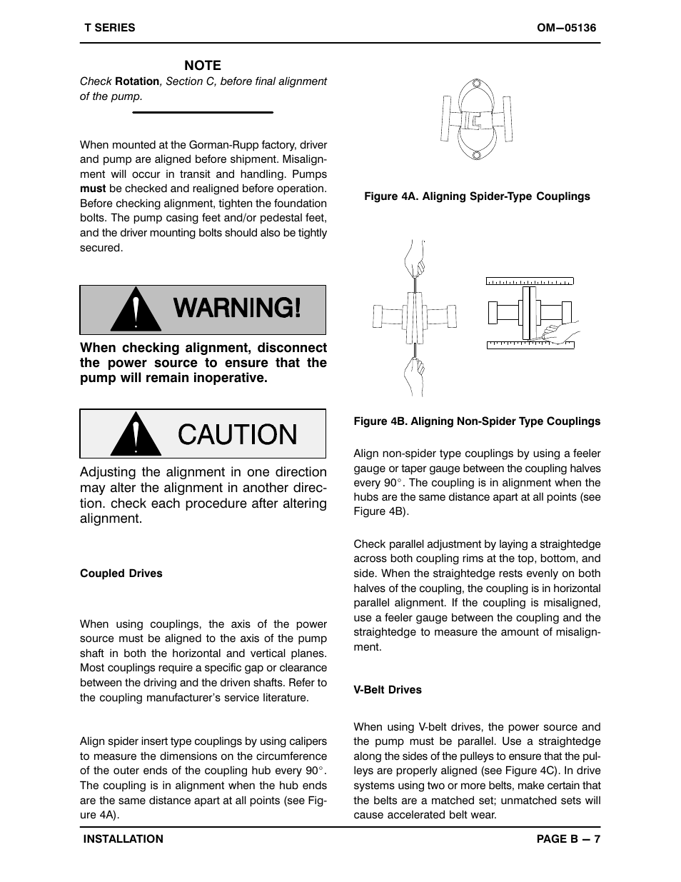 Gorman-Rupp Pumps T2A3-B /F,/FM,/WW User Manual | Page 14 / 38