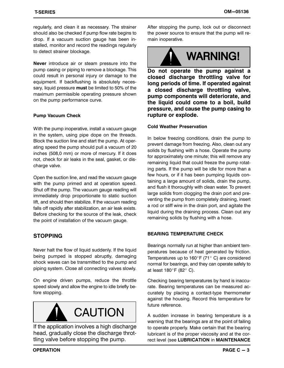Gorman-Rupp Pumps T2A3-B /F,/FM,/WW User Manual | Page 18 / 38
