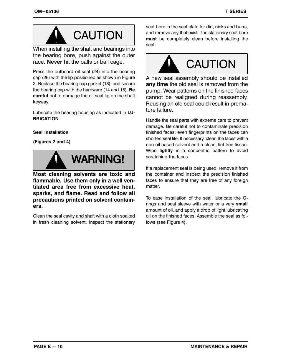 Gorman-Rupp Pumps T2A3-B /F,/FM,/WW User Manual | Page 33 / 38