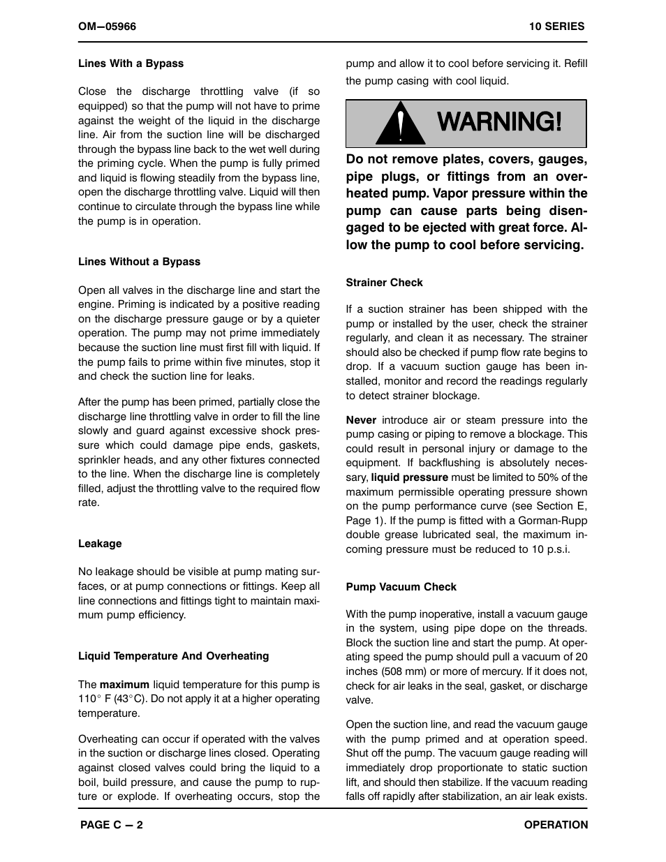 Gorman-Rupp Pumps 13E2-12LD477 S/G 1345995 and up User Manual | Page 14 / 33