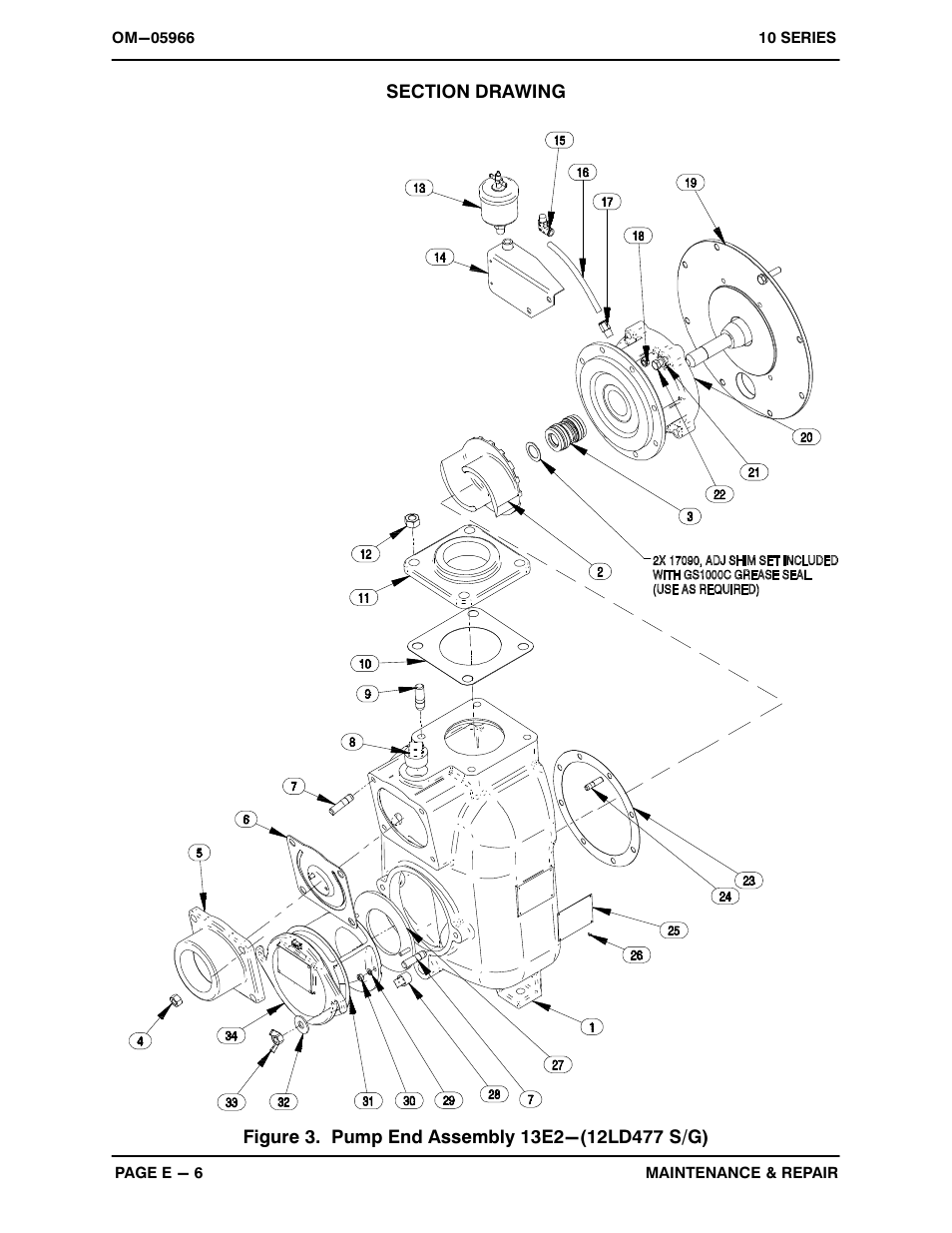 Gorman-Rupp Pumps 13E2-12LD477 S/G 1345995 and up User Manual | Page 24 / 33