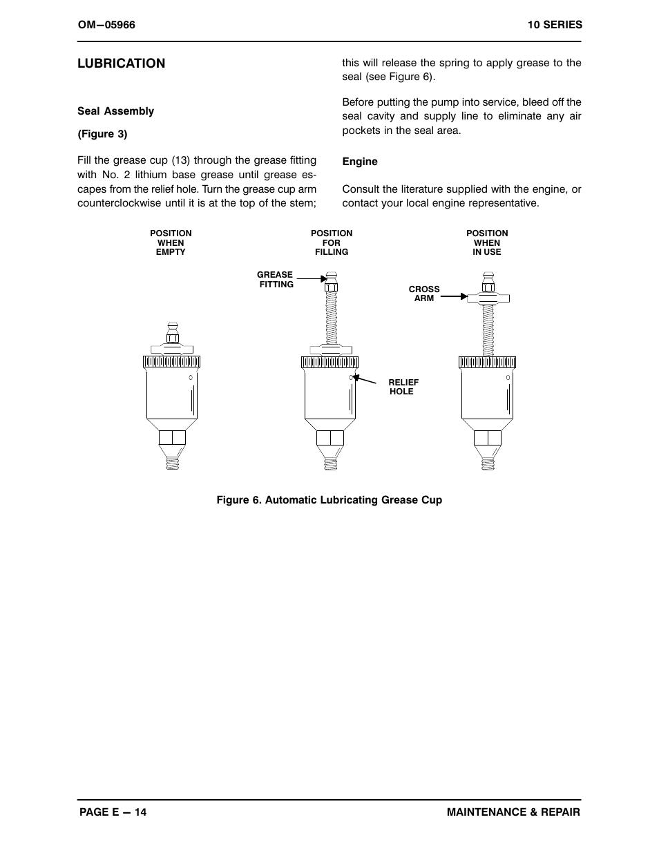 Lubrication | Gorman-Rupp Pumps 13E2-12LD477 S/G 1345995 and up User Manual | Page 32 / 33