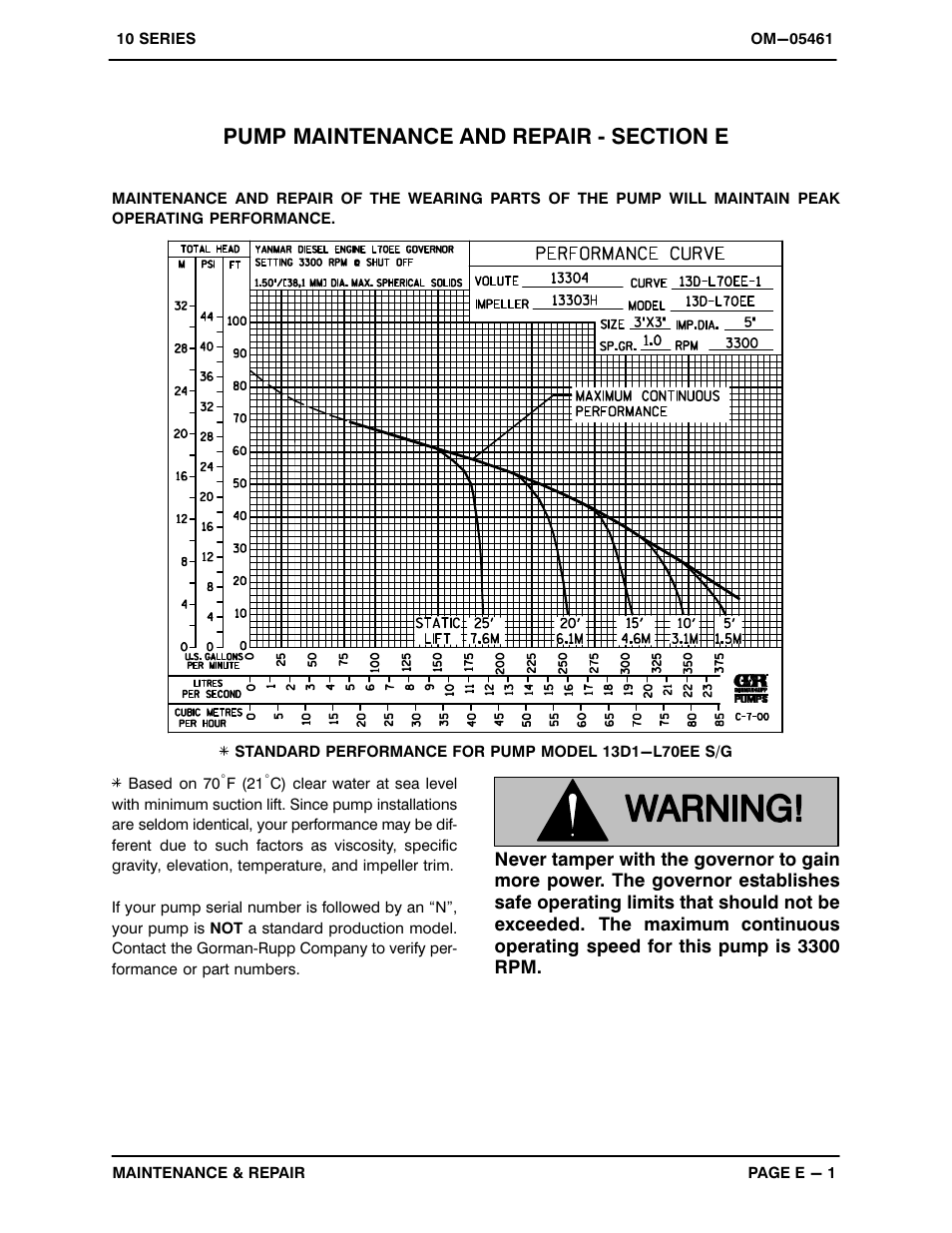 Gorman-Rupp Pumps 13D1-L70EE S/G 1264232 and up User Manual | Page 18 / 28