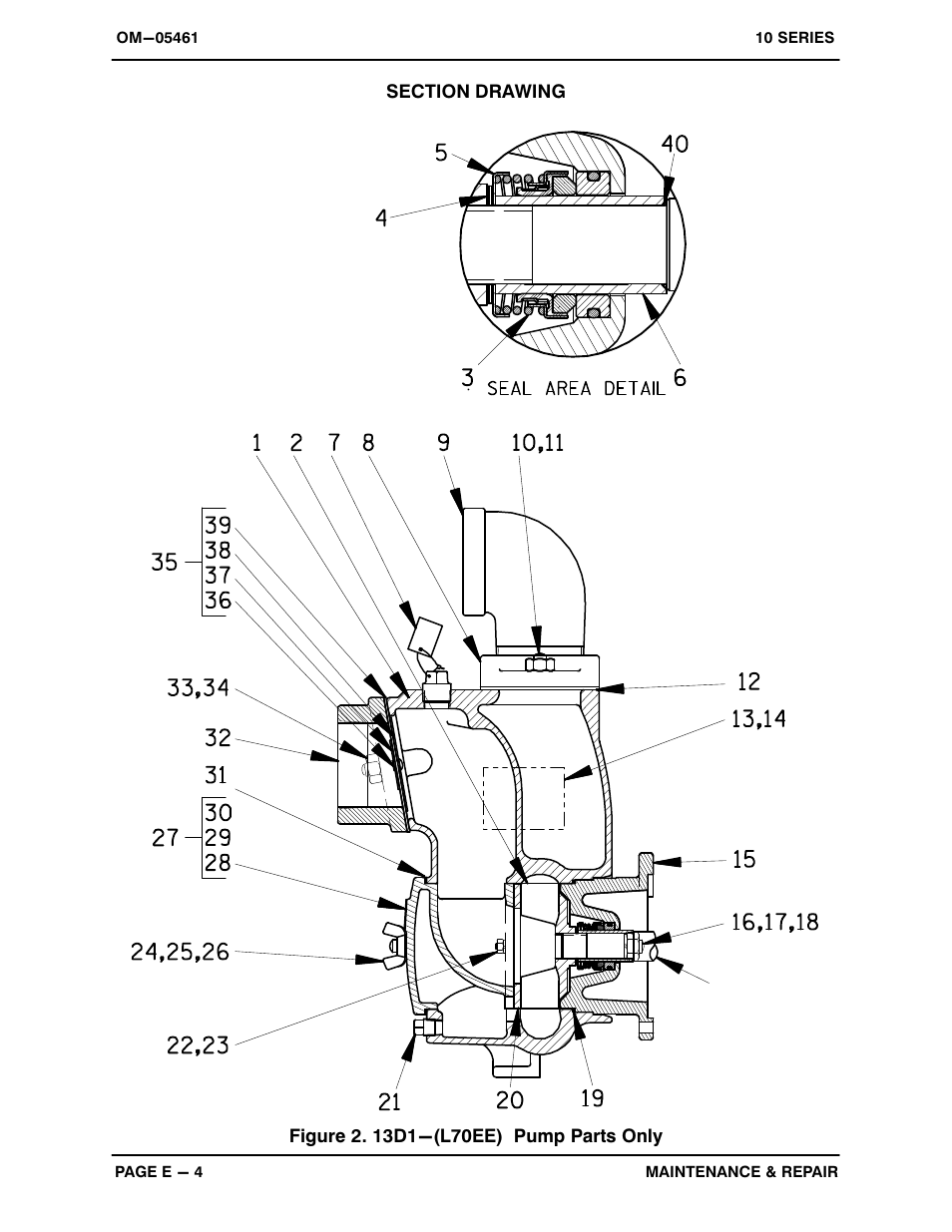 Gorman-Rupp Pumps 13D1-L70EE S/G 1264232 and up User Manual | Page 21 / 28