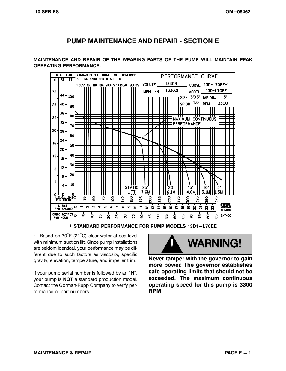 Gorman-Rupp Pumps 13D1-L70EE 1258889 and up User Manual | Page 18 / 28