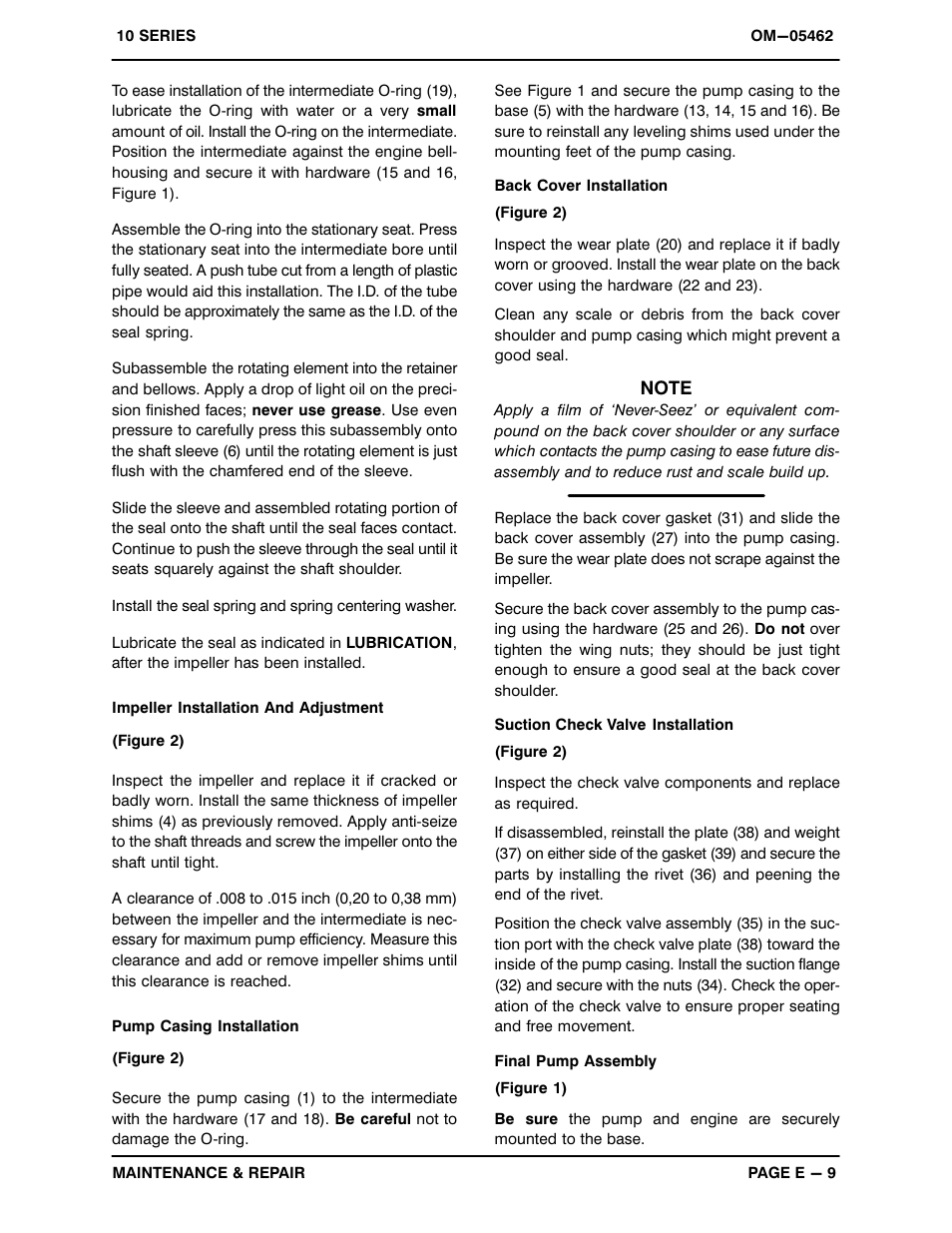 Gorman-Rupp Pumps 13D1-L70EE 1258889 and up User Manual | Page 26 / 28