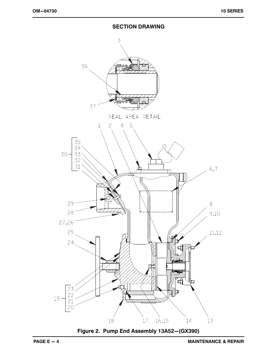 Gorman-Rupp Pumps 13A52-GX390 1371656 and up User Manual | Page 22 / 28