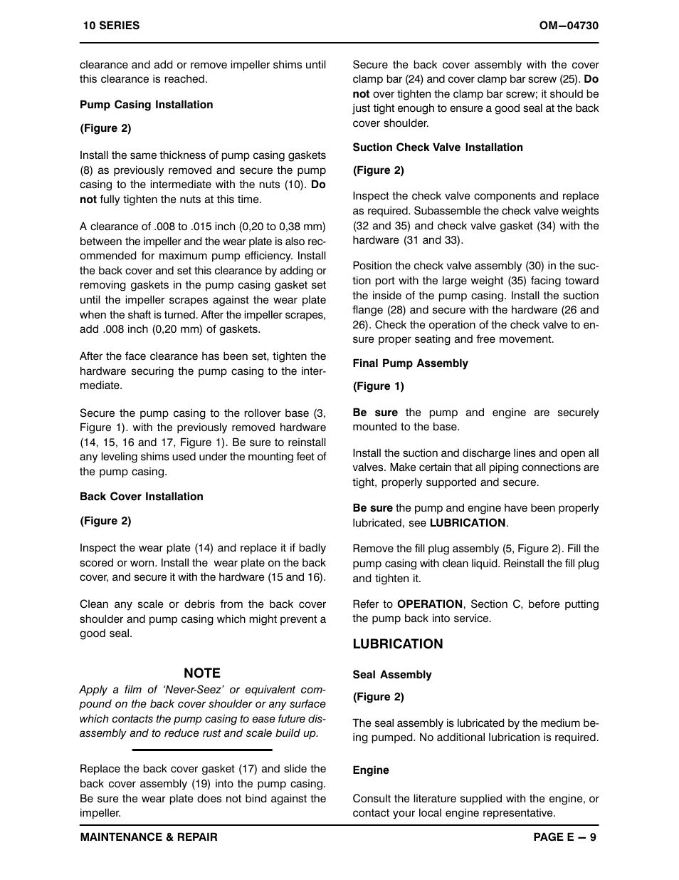 Gorman-Rupp Pumps 13A52-GX390 1371656 and up User Manual | Page 27 / 28