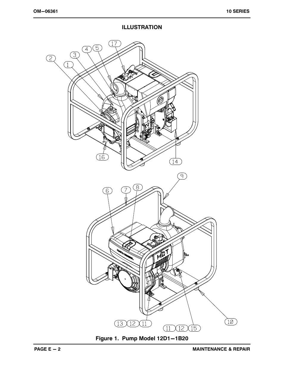 Illustration | Gorman-Rupp Pumps 12D1-1B20 1463862 and up User Manual | Page 20 / 28