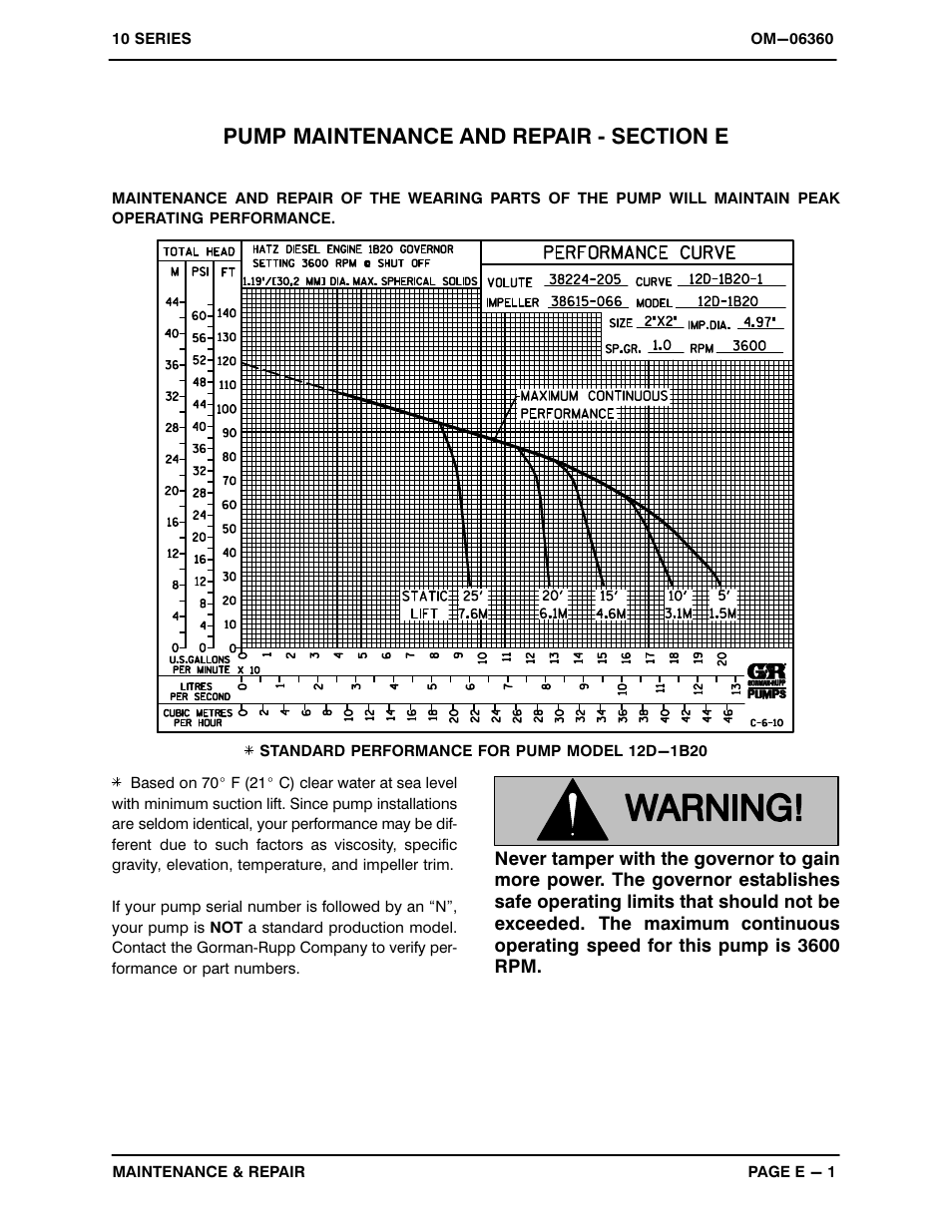 Gorman-Rupp Pumps 12D-1B20 1483730 and up User Manual | Page 19 / 29