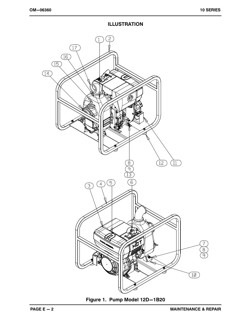 Illustration | Gorman-Rupp Pumps 12D-1B20 1483730 and up User Manual | Page 20 / 29