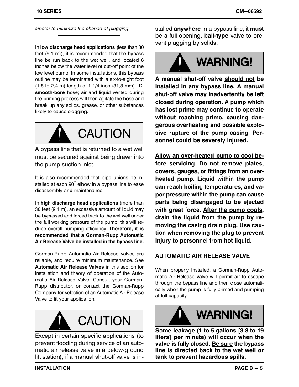 Gorman-Rupp Pumps 112D60-B-TCD914L6 1520501 and up User Manual | Page 12 / 36