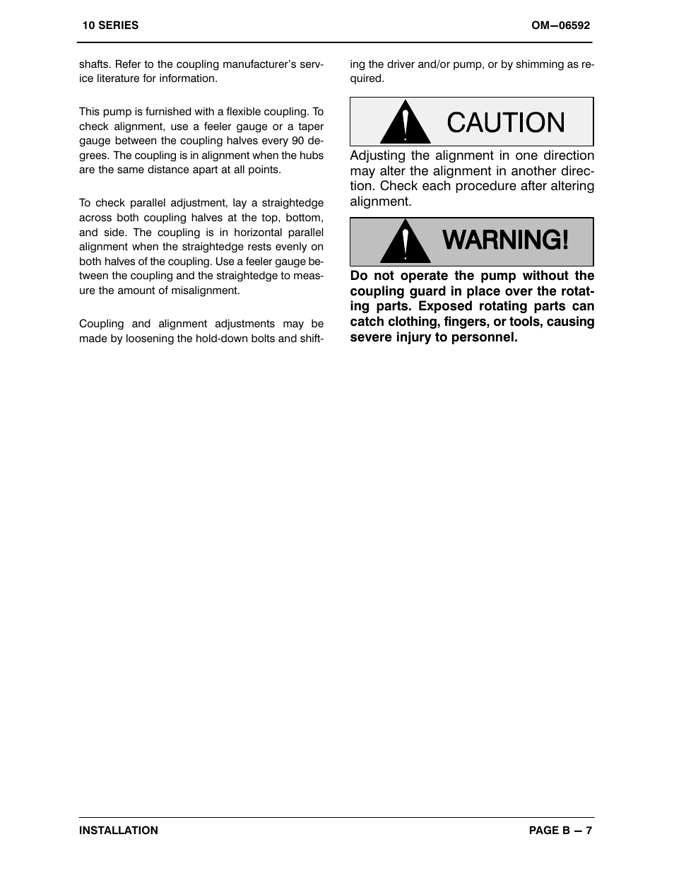 Gorman-Rupp Pumps 112D60-B-TCD914L6 1520501 and up User Manual | Page 14 / 36