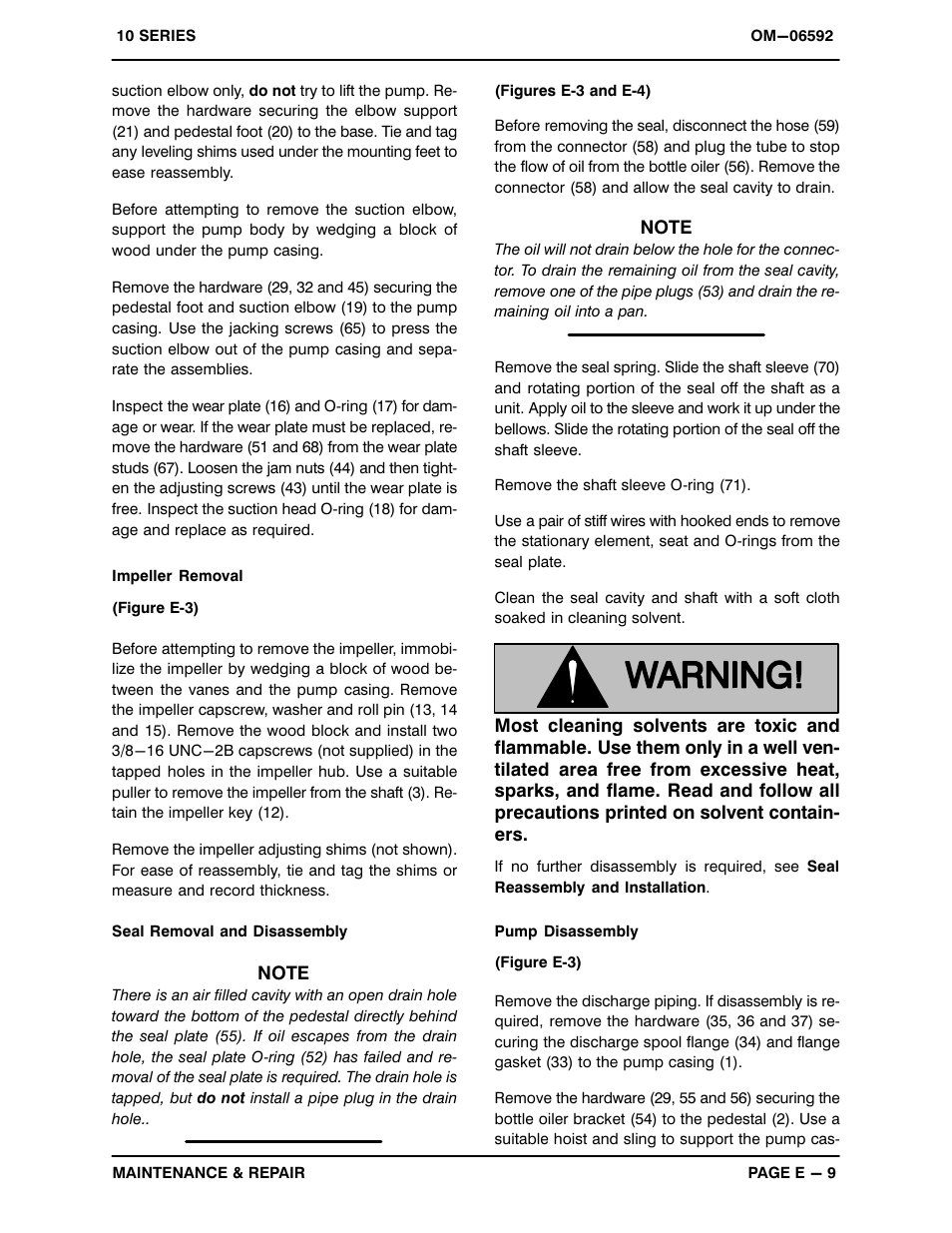 Gorman-Rupp Pumps 112D60-B-TCD914L6 1520501 and up User Manual | Page 29 / 36