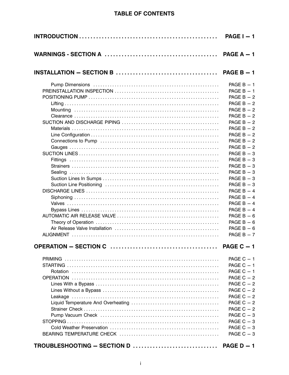 Gorman-Rupp Pumps 112D60-B-TCD914L6 1520501 and up User Manual | Page 3 / 36