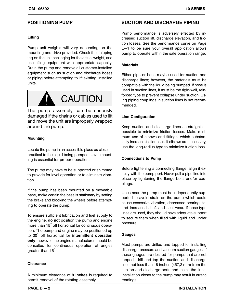 Gorman-Rupp Pumps 112D60-B-TCD914L6 1520501 and up User Manual | Page 9 / 36