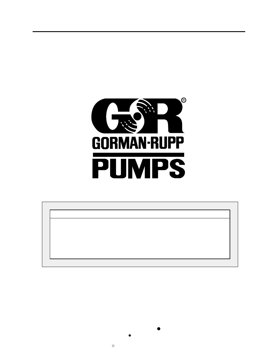 Gorman-Rupp Pumps 16D60-F3L 1270259 thru 1318306 User Manual | 39 pages