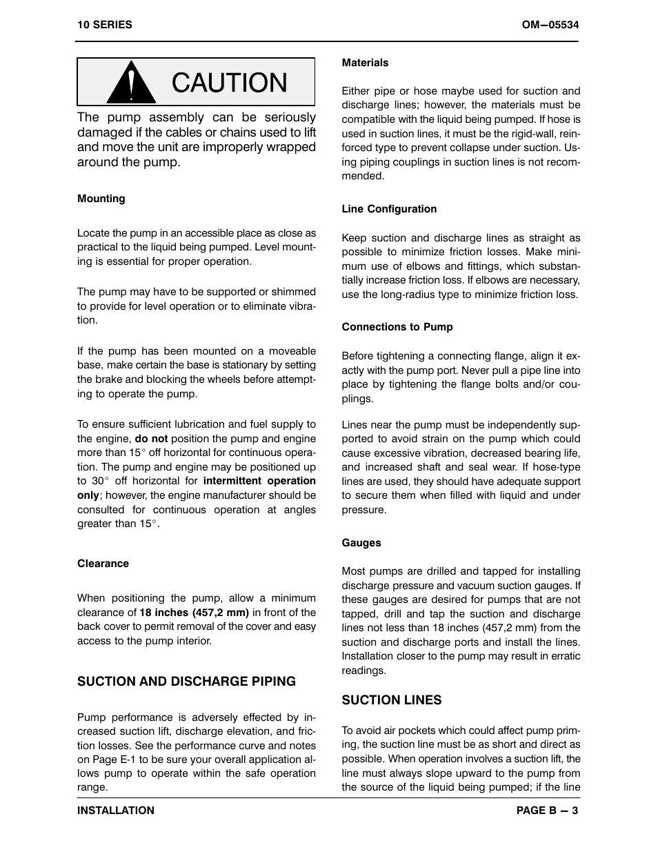 Gorman-Rupp Pumps 16D60-F3L 1318307 and up User Manual | Page 10 / 37