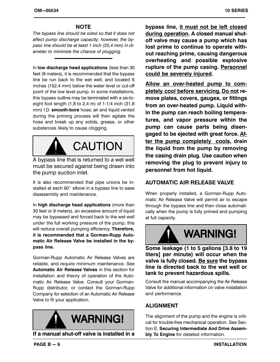 Gorman-Rupp Pumps 16D60-F3L 1318307 and up User Manual | Page 13 / 37