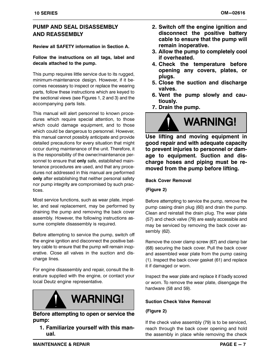 Gorman-Rupp Pumps 16C20-F5L 1338868 and up User Manual | Page 28 / 38