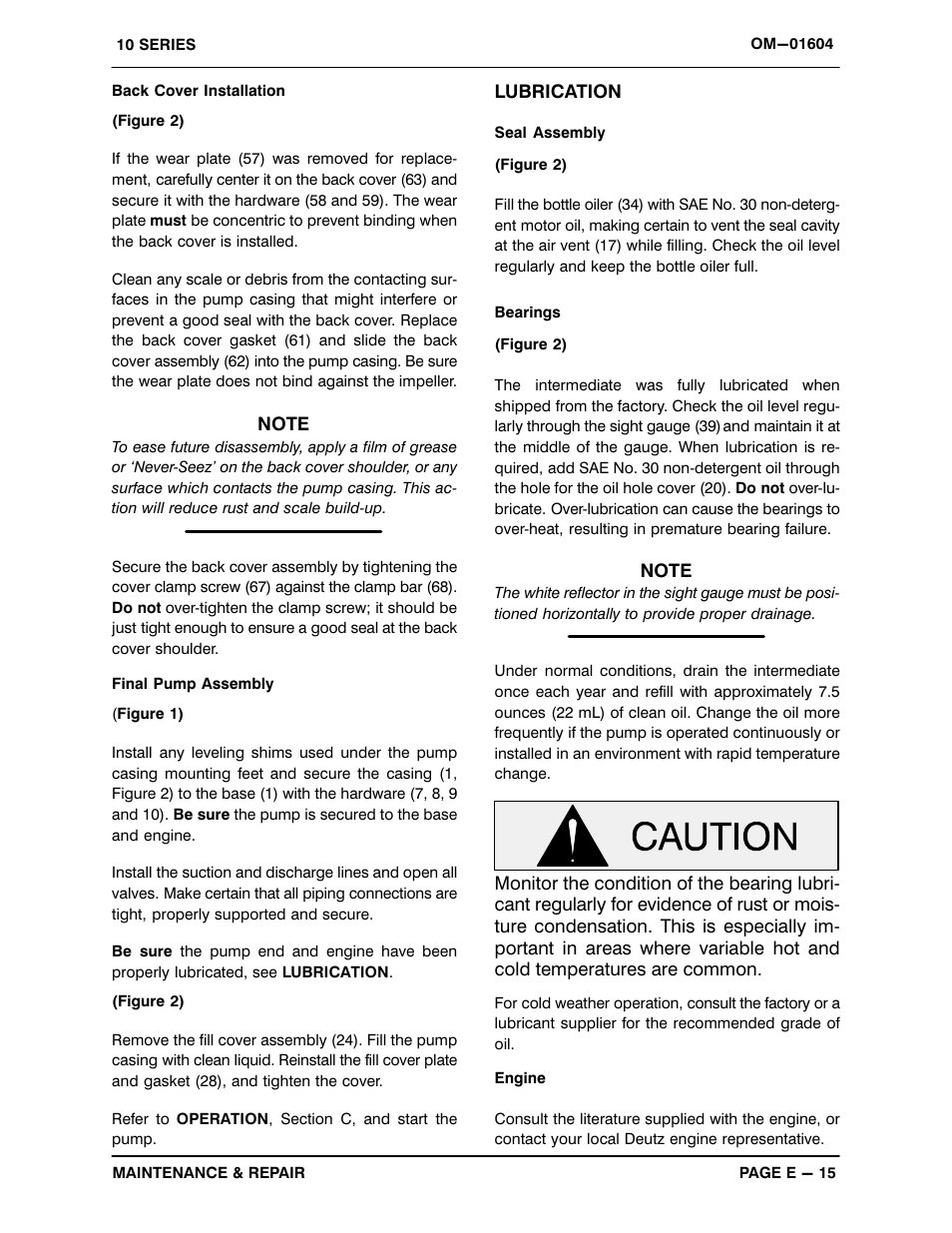 Gorman-Rupp Pumps 16C20-F4L 1317844 and up User Manual | Page 37 / 38