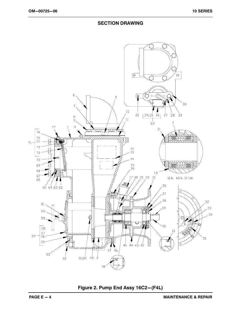 Gorman-Rupp Pumps 16C2-F4L 913960 thru 1013565 User Manual | Page 22 / 36