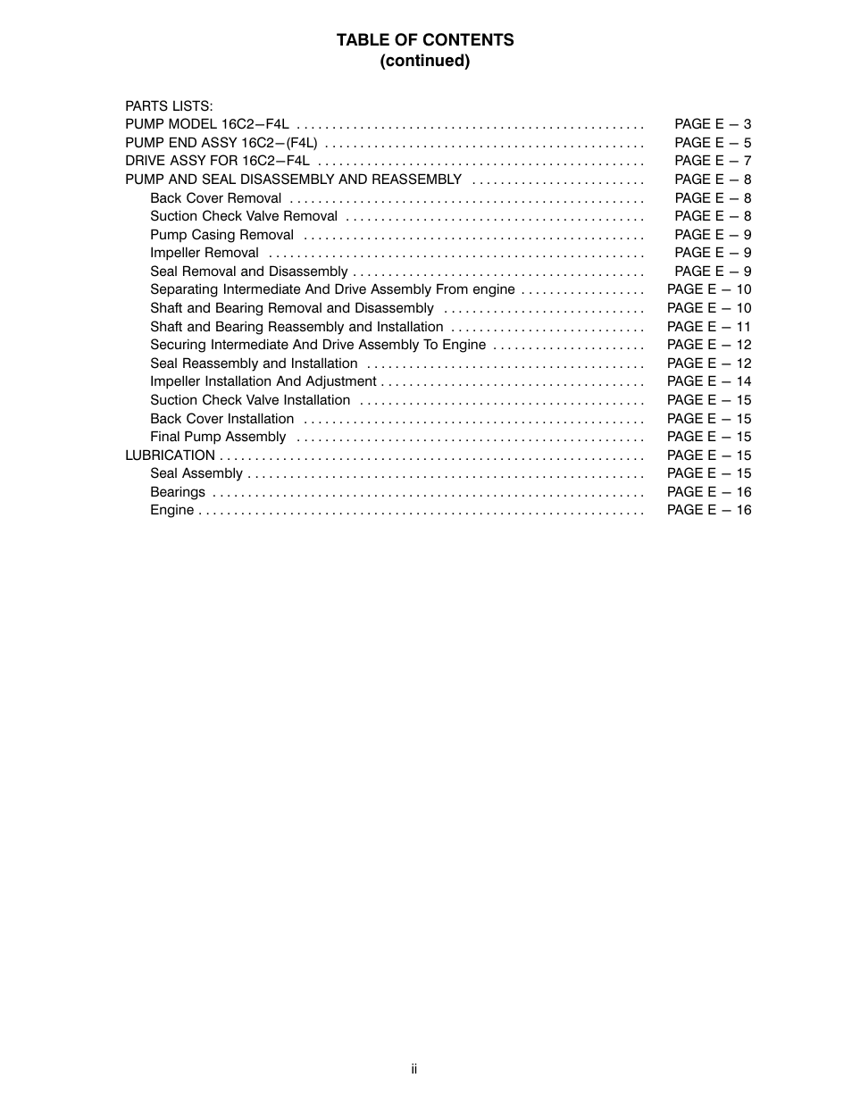 Gorman-Rupp Pumps 16C2-F4L 913960 thru 1013565 User Manual | Page 3 / 36