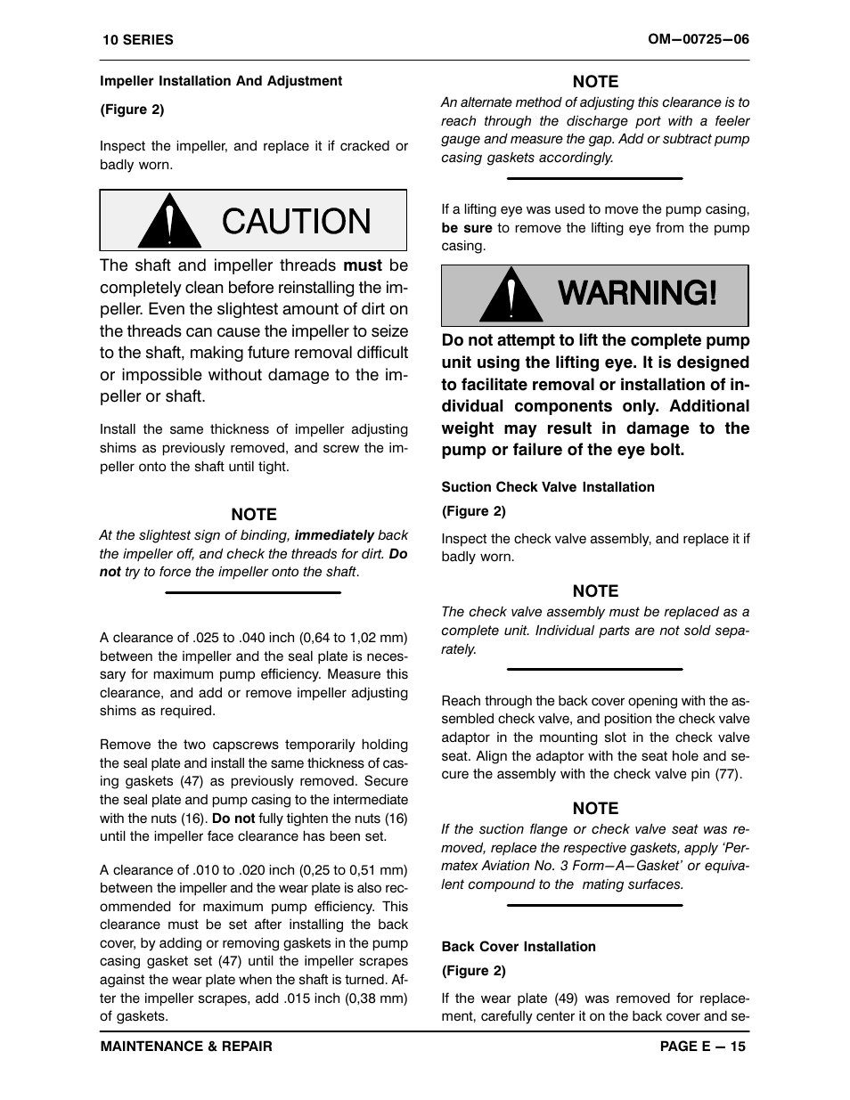 Gorman-Rupp Pumps 16C2-F4L 913960 thru 1013565 User Manual | Page 33 / 36