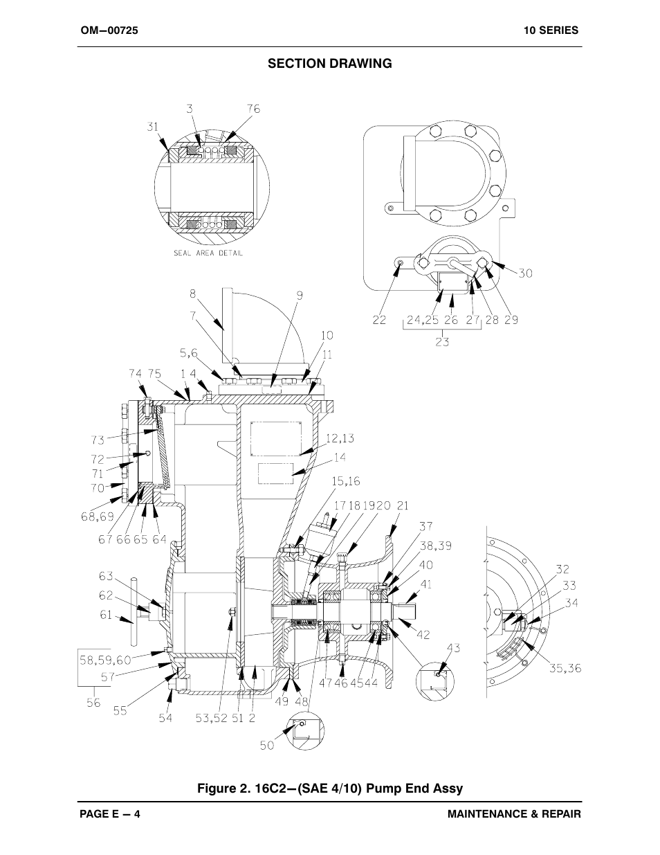Gorman-Rupp Pumps 16C2-F4L 1237525 thru 1319250 User Manual | Page 28 / 41