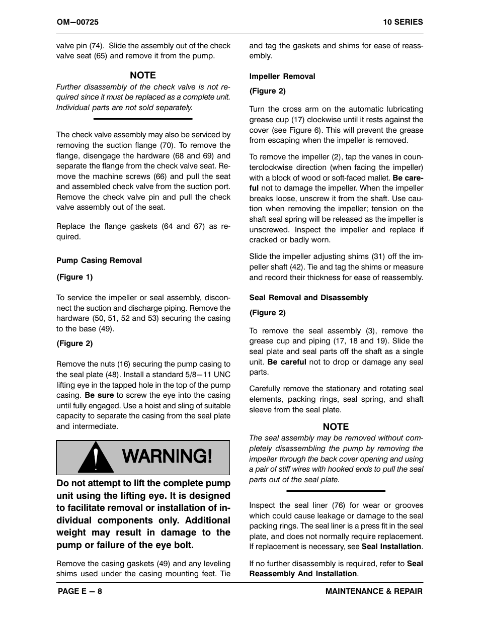 Gorman-Rupp Pumps 16C2-F4L 1237525 thru 1319250 User Manual | Page 32 / 41