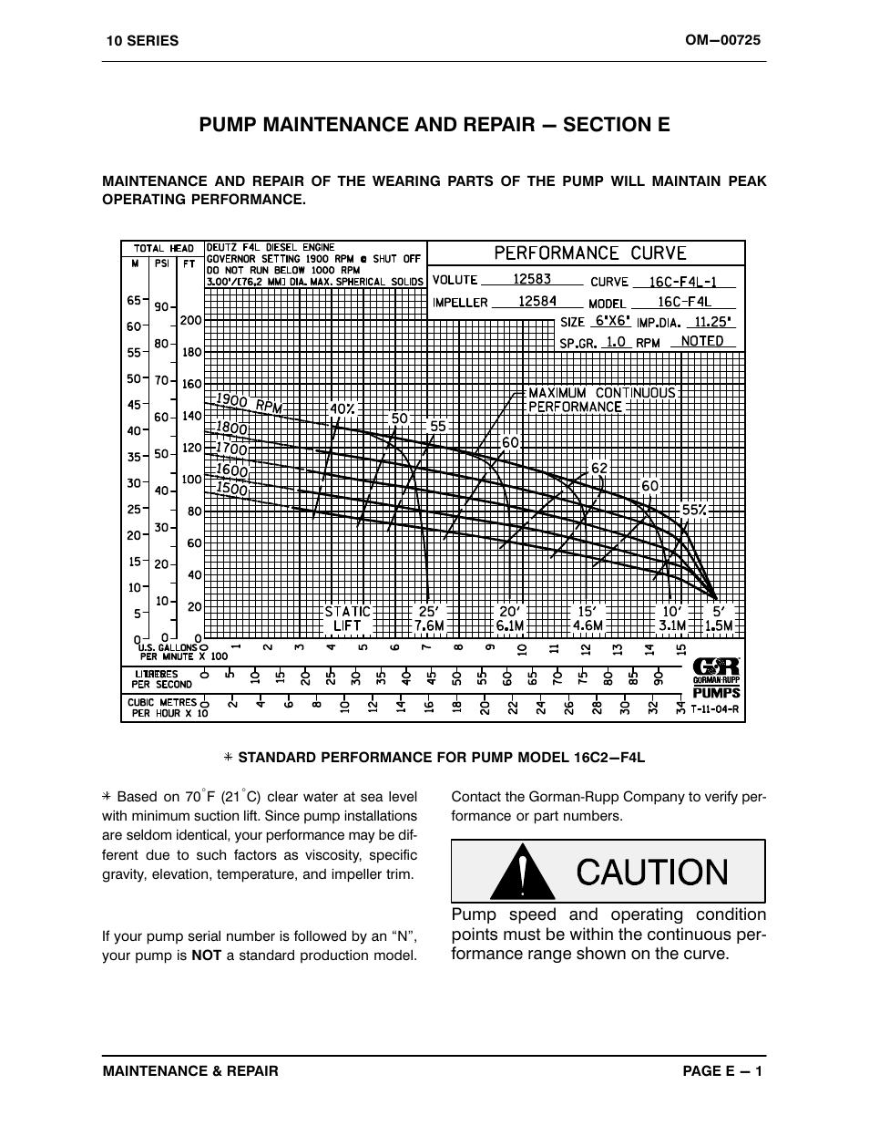 Gorman-Rupp Pumps 16C2-F4L 1319251 and up User Manual | Page 23 / 39